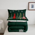 thumbnail image 5 of Manfei Xmas Elegant Snowman Full Size Comforter Sets,Retro Gift Bedding Comforter Set,Xmas Reversible,3 Pieces,1 Comforter and 2 Pillowcases, 5 of 7