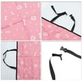thumbnail image 3 of Unique Bargains 1 Pcs Durable Waterproof Car Seat Cover for Pet Bone Paw Pattern Pink, 3 of 6