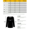 thumbnail image 2 of TWZH Women Solid Color Crew Neck Long Sleeves Sweatshirt, 2 of 2