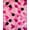 Pink Black, Pattern 3, variant on Design&I 8'x10' Washable Area Rug Snag-Free Pink Maze Inspired Geometric Interlocking Grid Motif Abstract for Dining Room, Large Office, Lounge