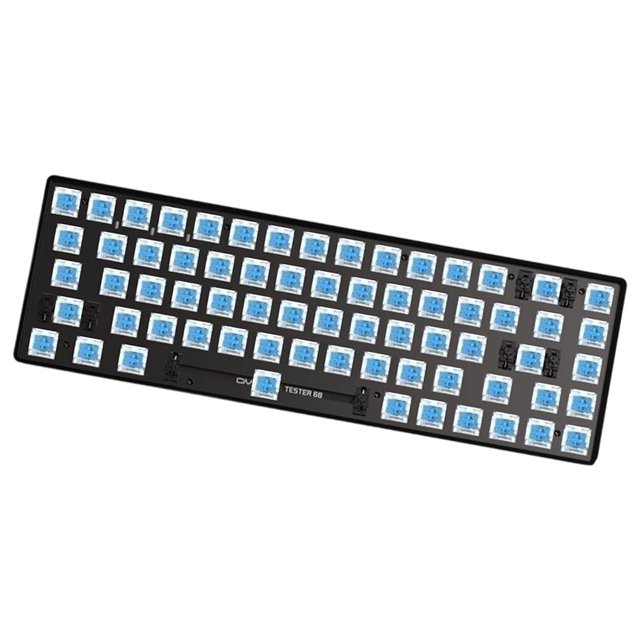 68Keys 68 Kits de mecáco 2.4G / 5.0 2 modos Ciy Asiento ABS de plástico Probador para computadora portátil Oficina - oión negra 7 shamjiam Juegos de teclados mecánicos