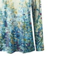 thumbnail image 5 of Aloohaidyvio 2024 Summer Plus Size Tops,Womens Long Sleeve Tops Loose Blouse Casual Tee Tunic, 5 of 5