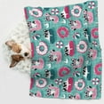 thumbnail image 6 of Yiaed Swimming Bulldog Print Dog Blankets-Cat Blanket Washable for Couch Protection,Puppy Blanket, Soft Plush Reversible Throw Furniture Protector-Medium, 6 of 8