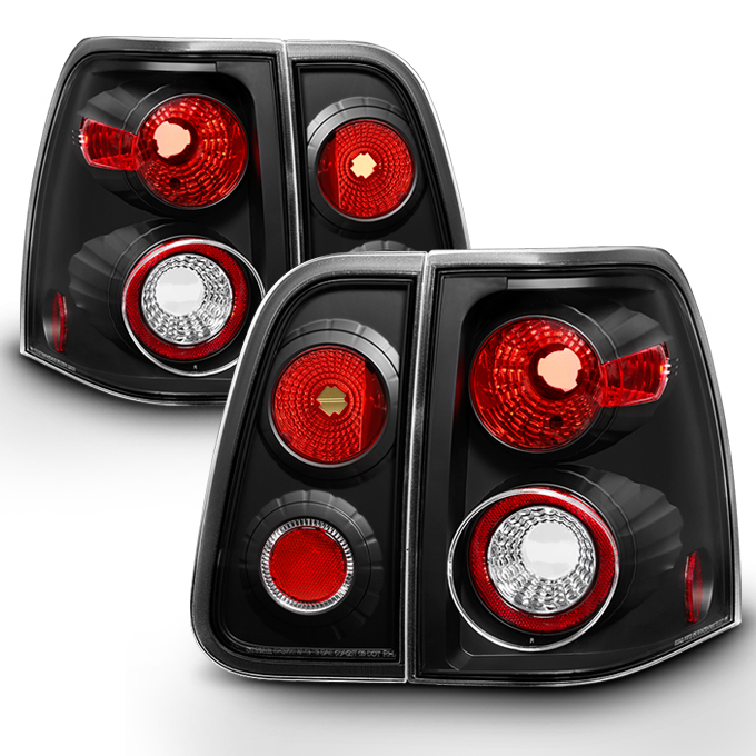Fits 20032006 Lincoln Navigator Luxury Sport SUV Black Tail Lights