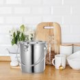 thumbnail image 2 of KAKOWELY Stainless Steel Oil Bucket Rice Bucket Milk Holder Oil Jug with Sealed Lid and Handle,8.27X"X8.27"X7.28", 2 of 5