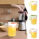 thumbnail image 1 of Jarra grande de capacidad para agua fría en refrigerador | Jarra resistente al calor y frío con tapa a prueba de fugas | Fácil de limpiar | Dispensador de bebidas para hogar y exterior | 1 unidad, 1 of 9