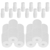 PBPBOX 20pcs Clip Mop Stick Adapter Plastic Broom Handle Adapter Threaded Connector Outdoor Cleaning