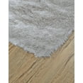 thumbnail image 3 of Freya Plush Shag Area Rug with Metallic Sheen, Platinum/Gray, 7ft-6in x 9ft-6in, 3 of 4