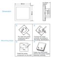 thumbnail image 2 of Termostato inteligente Wi-Fi Programación APP Control remoto Control de voz Eccomum Calefacción eléctrica, 2 of 7
