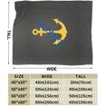 thumbnail image 3 of Lake Superior State University Logo Fleece Blanket, Very Soft Microfiber Flannel Blanket for Couch Warm and Cozy for All Seasons, 3 of 6