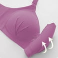 thumbnail image 6 of ALLLIST Purple Womens Bras Wireless Plain Bralette Breathable T Shirt Women Lingerie Size S-3XL, 6 of 6