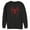 Black, variant on Men's Marvel Spider-Man Icon Badge  Sweatshirt Athletic Heather 2X Large