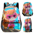 thumbnail image 1 of Cartoon Super Pet Backpack, Lightweight Travel Backpack, Large Capacity Student Schoolbag-Youyoupin, 1 of 3