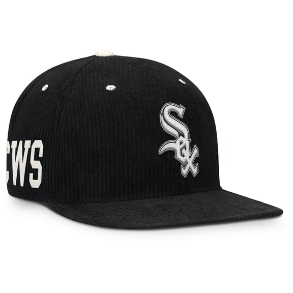 Men's Nike  Black Chicago White Sox Pro Corduroy Structured Snapback Hat