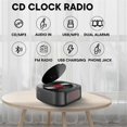 thumbnail image 5 of Protable DVD Player VCD Player FM Alarm Clock Radio Bluetooth Speaker Music Player Home CD Player UK Plug_Perfect Gift, 5 of 5