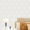 thumbnail image 4 of Wallpaper Peel and Stick Modern European Style 3D Embossed Damask Wallpaper Self Adhesive, 4 of 6