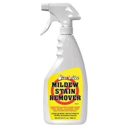Star Brite Mildew Stain Remover - 22 oz. (Best Car Upholstery Cleaner Detailing World)
