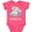 Vintage Hot Pink, variant on Inktastic My Safta Loves Me to the Moon and Back Elephant Family Boys or Girls Baby Bodysuit