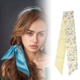 thumbnail image 2 of Unique Bargains 1 Pc Headband Flowers Satin Hairband for Women Beige, 2 of 6