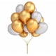 thumbnail image 5 of 20 globos de látex de 12 pulgadas, dorados, plateados, negros y rosados, para decoración de fiestas de bodas y cumpleaños, suministros de regalo para niños, globos de aire inflables, 5 of 5