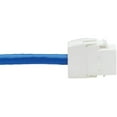thumbnail image 5 of Tripp Lite N237-F18N-WHSH Cat6 Keystone Jack Cable Assembly, RJ45 M/F, 18 in., Blue - 1.50 ft Category 6 Network Cable for Wallplate, Network Device, Surveillance Camera, Access Point - First End: 1 x, 5 of 5