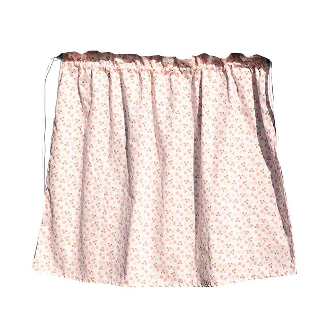 Cortina con ventosa de múltiples patrones para parasol de ventana de automóvil, universal, con dibujos animados, corazón rosa