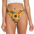 thumbnail image 1 of Fotbe Colorful Bohemian Sunflower Tanga Sin Costuras para Mujer con Estampado – Panties Invisibles, Transpirables y Cómodos para Uso Diario-Small, 1 of 6