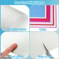 thumbnail image 3 of Uxcell Glitter Cardstock Paper, 250gsm Sparkly Paper 10 pack 10x10 inch Silver, 3 of 3