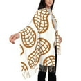 thumbnail image 4 of Haiem Peanuts7 Pattern Women's Long Blanket Scarf Chunky Oversized Winter Fall Warm Scarf Big Tartan Scarves Wrap Shawl Ladies Gifts, 4 of 8