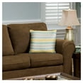 thumbnail image 4 of LR Home Ariya Yellow/Green Chevron Cotton Adult Decorative Throw Pillow, 4 of 10