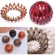 thumbnail image 3 of peines para el cabello, pinzas para el cabello elásticas, bandas para el cabello con forma de nido de pájaro, hebillas para el cabello retráctiles, pinzas Retro geométricas, 3 of 5