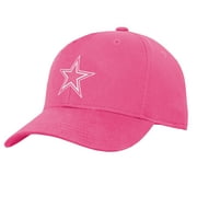 Girls Youth Pink Dallas Cowboys Adjustable Hat