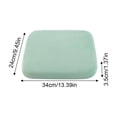 thumbnail image 5 of Ergonomic Memory Foam Seat Cushion, High Resilience Memory Foam Seats Provide Softness and Support for Office Chair, Breathable Cushion for Car Home Dining,13.4x9.4x1.4 Inch, 5 of 7