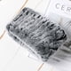 thumbnail image 4 of Bufanda de piel auténtica hecha a mano para mujer, bufanda de piel elástica tejida, diademas de piel de conejo Rex auténtica, bufandas de invierno con forma de anillo de piel natural para niñas, 4 of 5