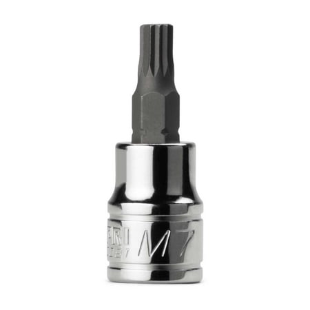 

Capri Tools 7 mm M7 XZN Triple Square Bit Socket 3/8-Inch Drive