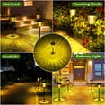 thumbnail image 5 of JSOT 1 Pack Solar Pathway Lights Outdoor Waterproof, 200LM Solar LED Landscape Path Lights, Super Bright Solar Garden Lights for Yard Lawn Walkway Driveway, Warm/White Light, 5 of 6