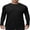 Black, variant on Youthup Men's Casual Loose Fit Solid Color Long Sleeve T-Shirt for Youth, Summer Sporty Basic Tee