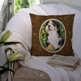 thumbnail image 3 of Carolines Treasures SS8955PW1414 Bernese Mountain Dog Fabric Decorative Pillow, 14Hx14W, multicolor, 3 of 4