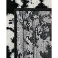 thumbnail image 4 of Unique Loom Portland Collection Area Rug - Central (10' x 13' Rectangle Black and White/Black), 4 of 9