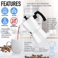 thumbnail image 4 of 12 tazas Moka Pot Espresso Zulay Premium, a prueba de fugas, color blanco, 4 of 8