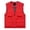 Red, variant on Krdevn Men's Outdoor Multi-Pocket Waterproof Thin Sleeveless Vest with Zipper Detail Comfortable Stretchy for Hiking Fishing Everyday All Season Casual Wear,Tank Tops Men,L