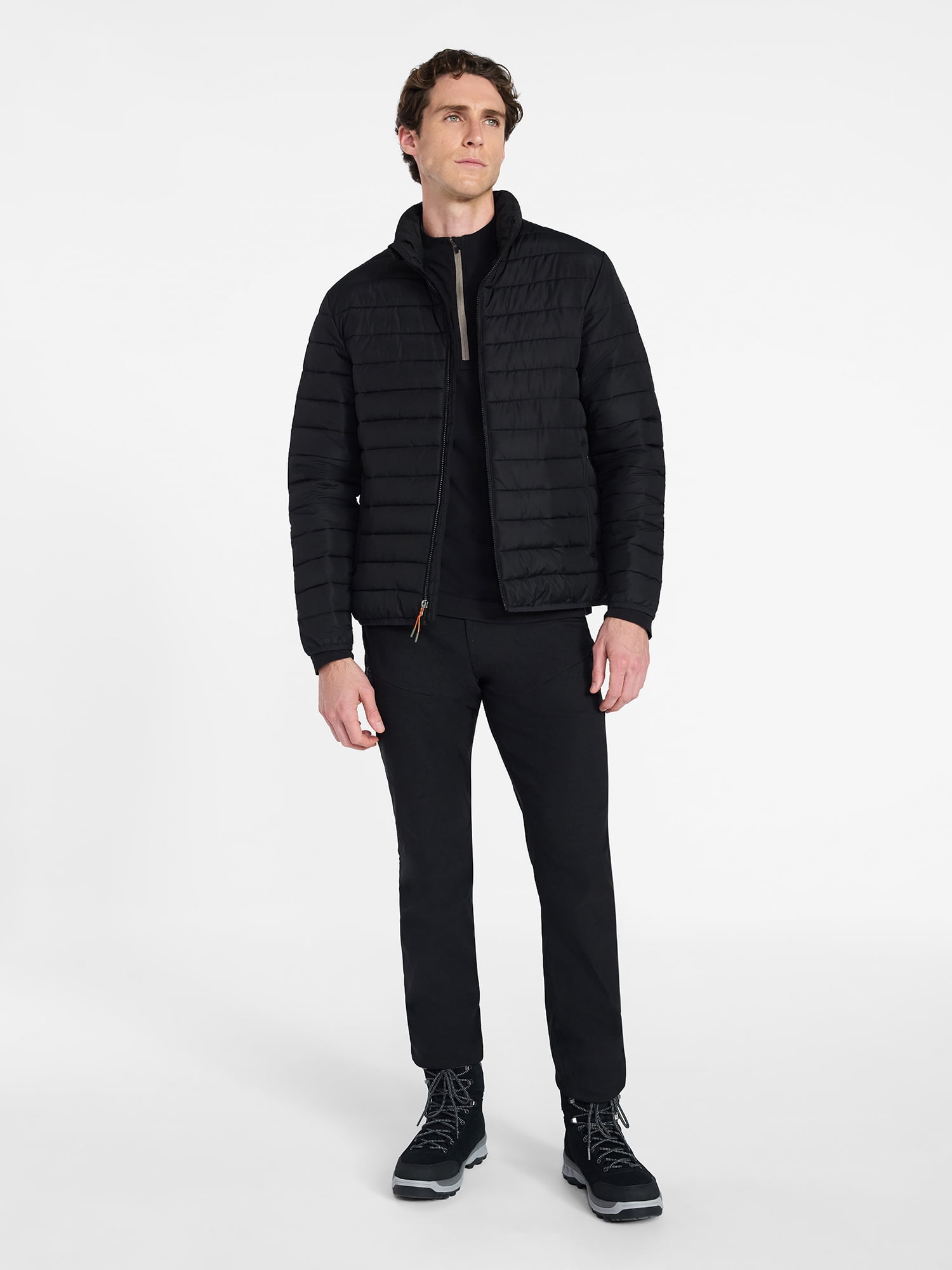 Ozark Trail Men's and Big Men's Puffer Jacket, Sizes S-3XL