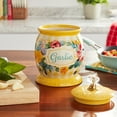 thumbnail image 2 of The Pioneer Woman Sweet Romance Ceramic Garlic Keeper with Lid, 2 of 5