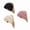 black/Beige/SkinPink, variant on 3 Pack Women's Ponytail Beanie, Winter Warm Soft Stretch Cable Knit Messy High Bun Hat with Tail