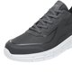 thumbnail image 2 of Zapatos de fitness para hombre antideslizantes PU Zapatos casuales con cordones transpirables para primavera otoño DQrwqpou Tenis De Mujer Tenis De Hombre, 2 of 6