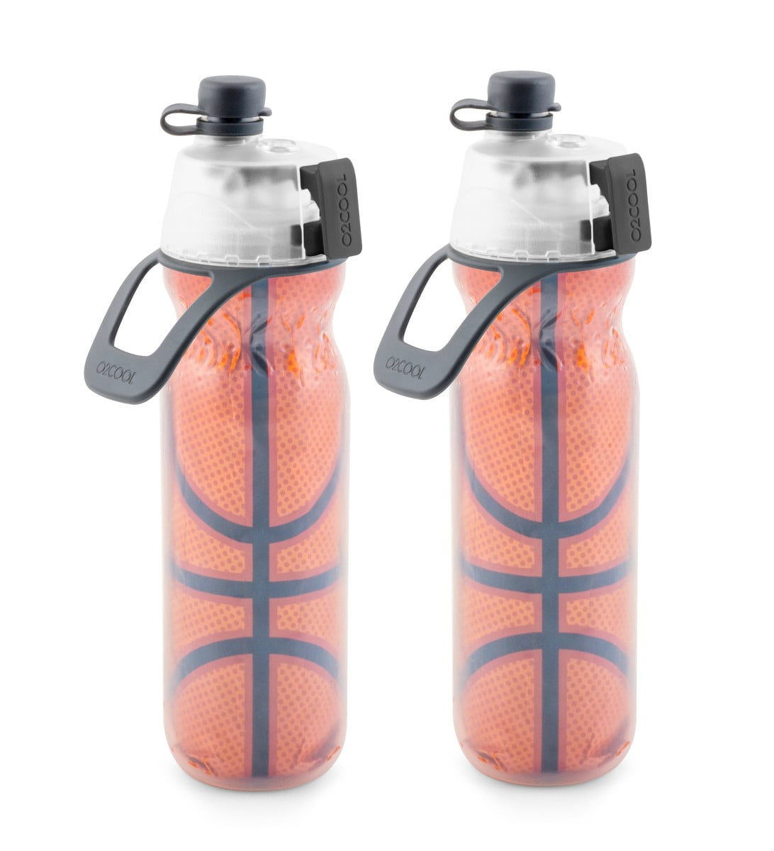 2 PACK O2COOL Insulated Mist N' Sip Misting Water Bottles Sport Series 