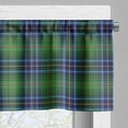 thumbnail image 5 of Ambesonne Plaid Valance & Curtain, Grunge Vibrant Folkloric, 55"x24", Multicolor, 5 of 6