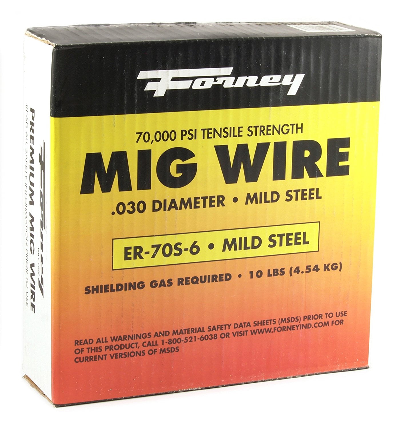 Forney  0.03 in Mild Steel  MIG Welding Wire  70000 psi 2 lb. 