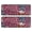 Red And Blue, variant on Kitchen Rugs Sets Of 2,Red Boho Ethnic Geometric Pattern Anti Fatigue Kitchen Mat Rugs Non Slip Washable,Decorative Kitchen Floor Mats for Kitchen,Sink,Laundry,17"x47" 17"x47"