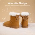 thumbnail image 2 of Botas DREAM PAIRS SDSB2409K Castaño con Forro de Piel Sintética Talle 2, 2 of 6
